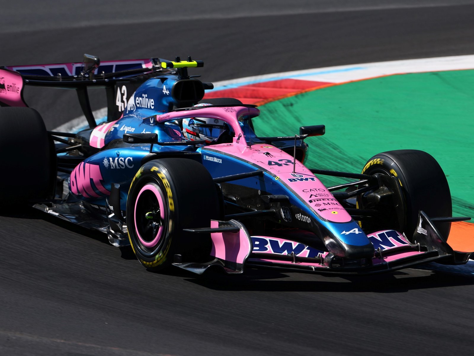 Franco Colapinto confirmó las mejorías de su Alpine, en un día de furia para Briatore en Monza