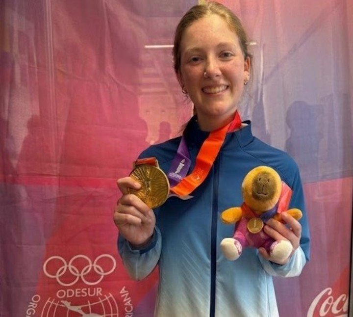 Mara Kucharski, ganó el oro en skeet.