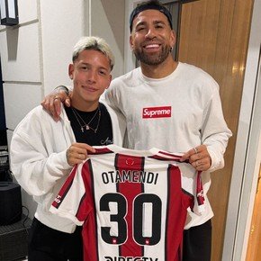 Otamendi-Prestianni, reencuentro con piel de gallina en la Selección 