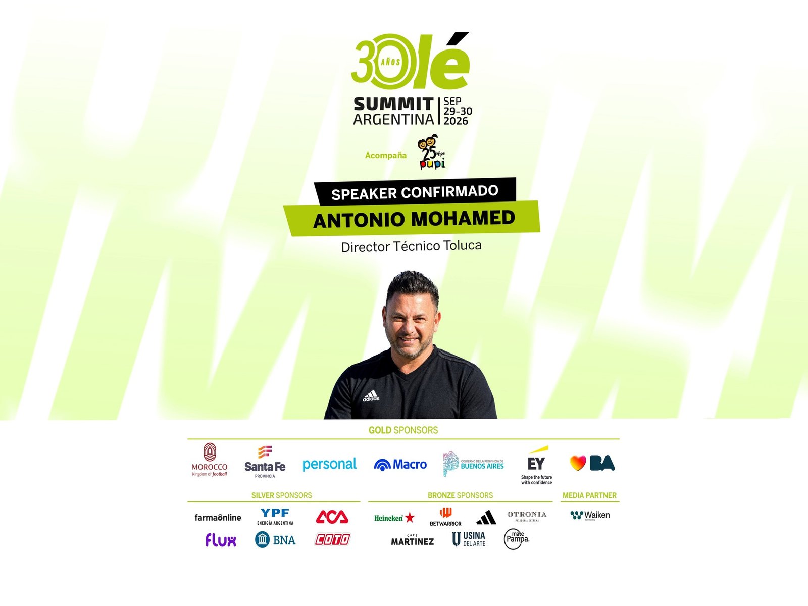 Jugador de mil anécdotas y DT lleno de títulos: el Turco Mohamed en el Olé Summit 2026 :: Olé
