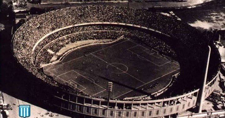 El Cilindro fue inaugurado en 1950 (prensa Racing).
