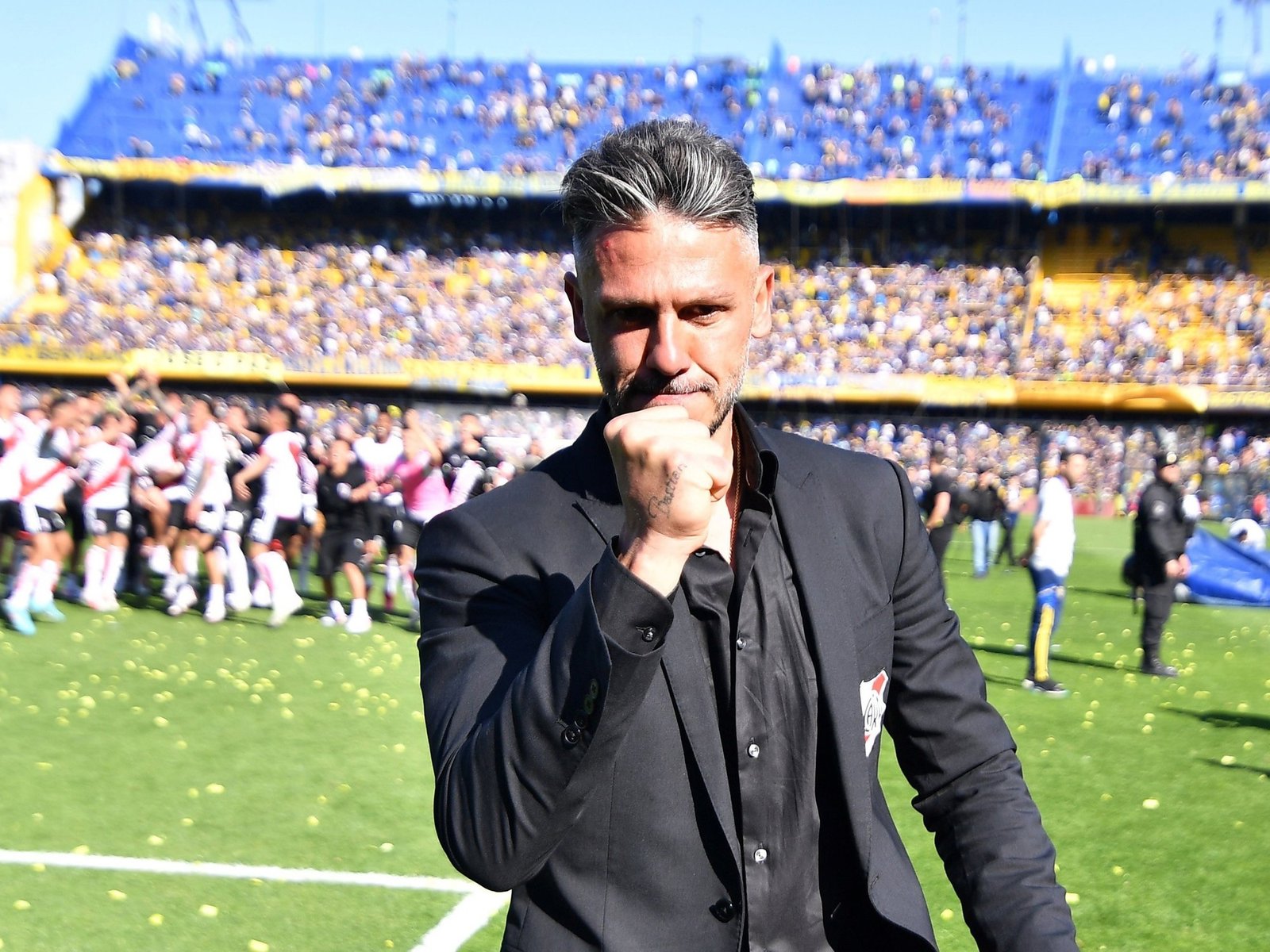 La banca de Demichelis a Ponzio y el lamento por la salida de Coudet: "Me dolió..." :: Olé