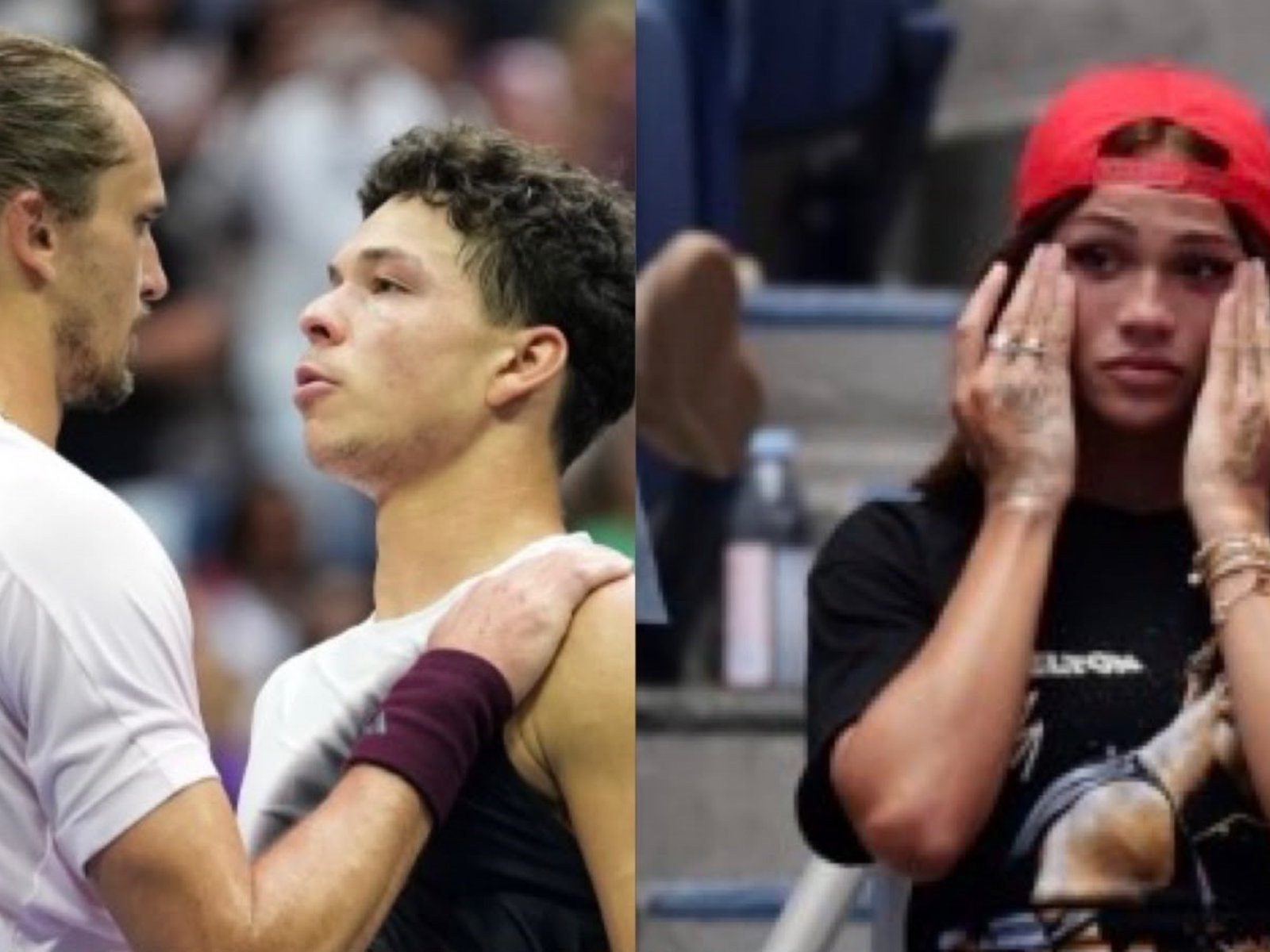 La inesperada broma de Zverev a la novia de su rival tras ganar el US Open :: Olé