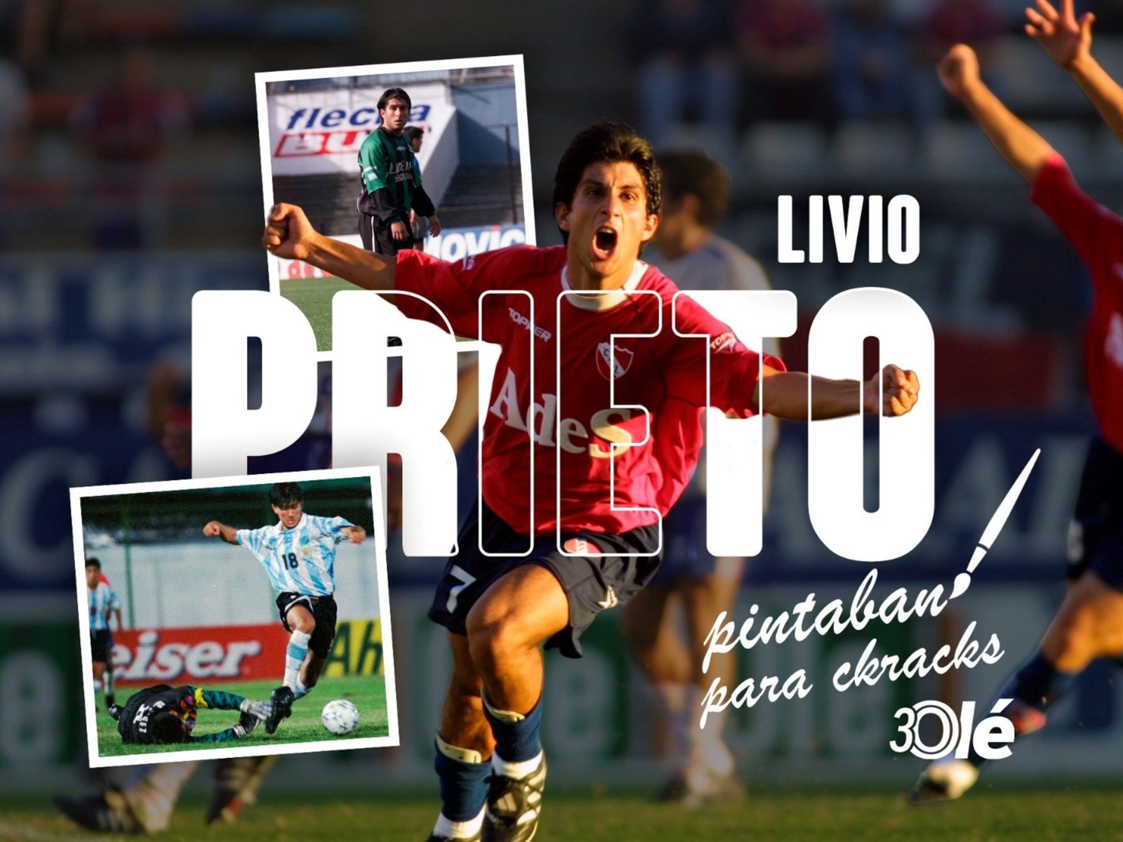Livio Prieto con Olé: fue descubierto por Pekerman, debutó en Primera con 16 años, pasó por Independiente y enfrentó a los Galácticos del Real Madrid, ¿qué es de su vida? :: Olé