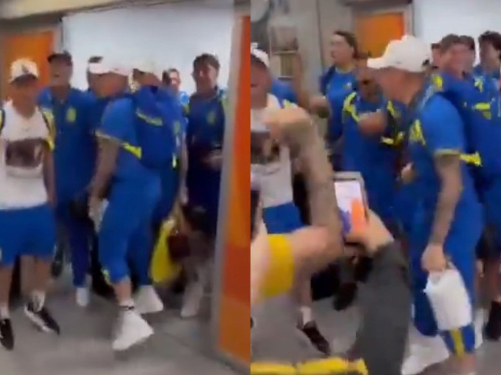 Los jugadores de Central le cantaron a Estudiantes en su llegada a Rosario: "Son los pincharratas, son los p..." :: Olé