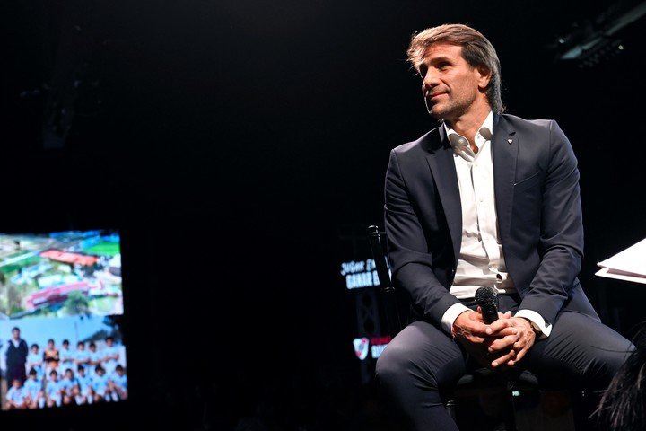 Leonardo Ponzio, técnico de River. Foto: Fundación River.
