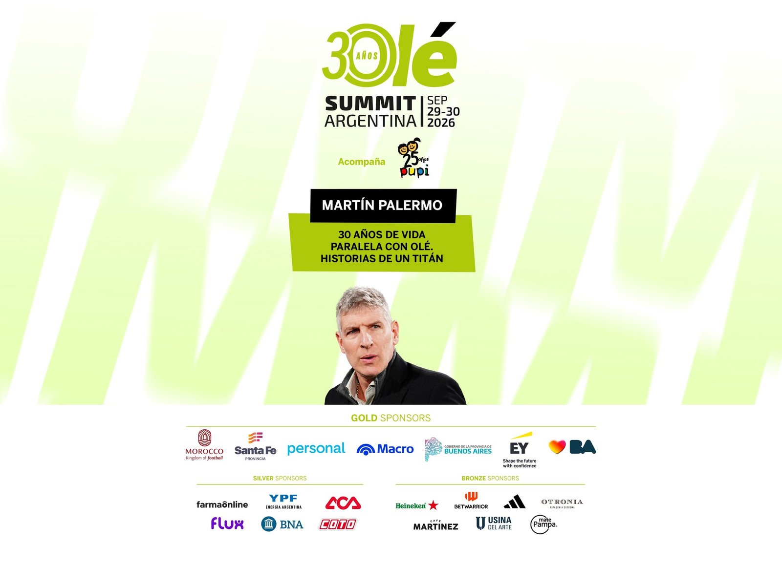 Martín Palermo en el Olé Summit 2026: una historia tan única como épica :: Olé