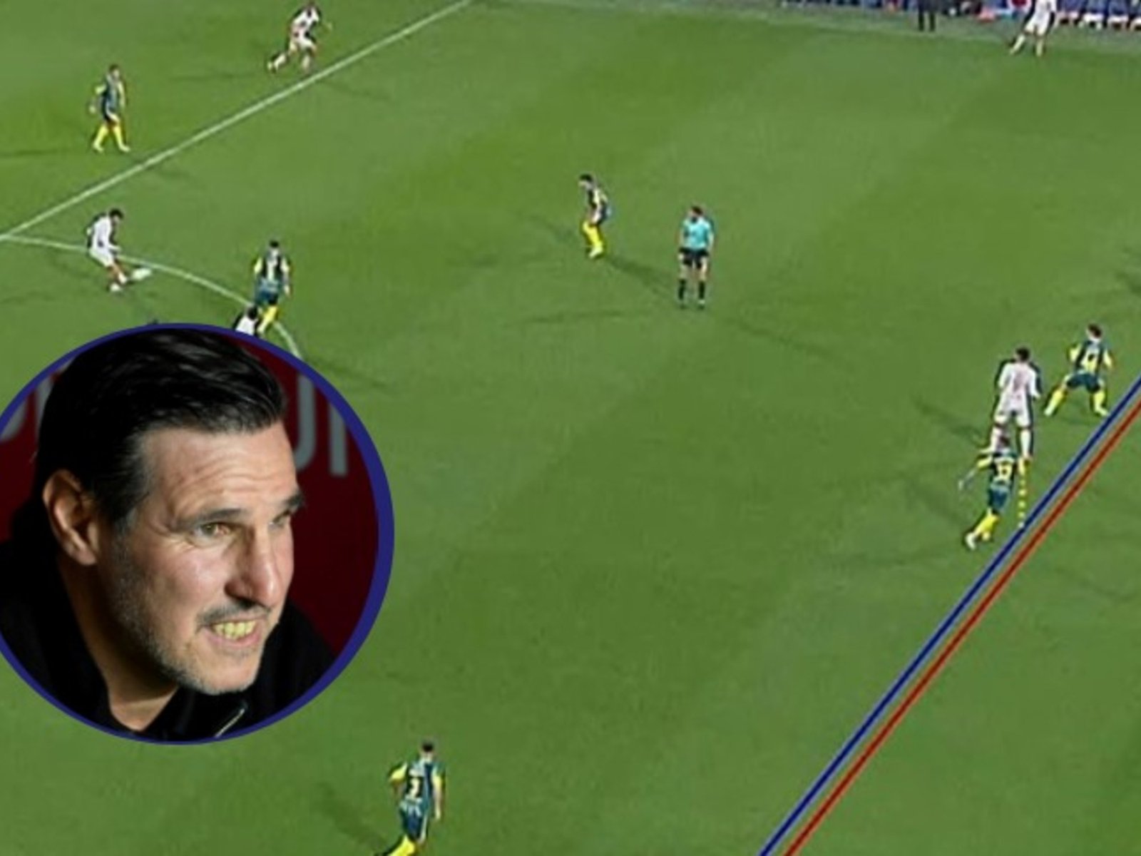Nico Diez explotó por el tanto anulado de Argentinos ante Rosario Central: "Nos roban un gol legítimo" :: Olé