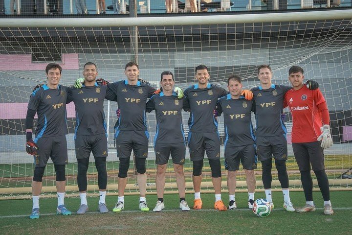 Santiago Beltrán, en la Selección (Prensa AFA).