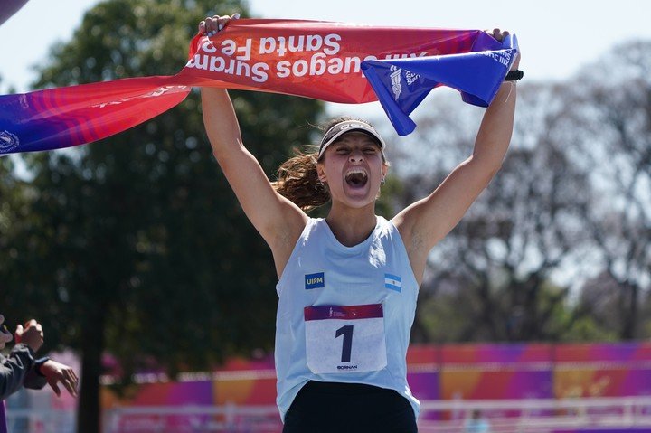 Serio se llevó el oro sin haber liderado ninguna de las cuatro pruebas. Foto Juano Tesone /Enviado Especial CLARIN