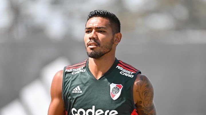 David Martínez en River. (Instagram)