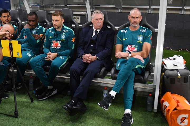Ancelotti ante Australia. (EFE)