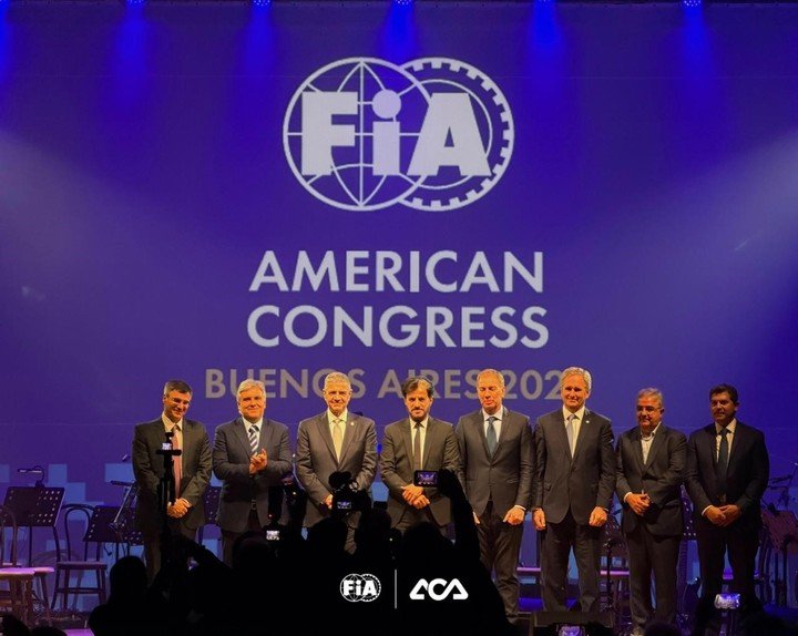 "Liga de gobernadores del automovilismo ". Cena de gala Congreso FIA 2026 en el Automóvil Club Argentino