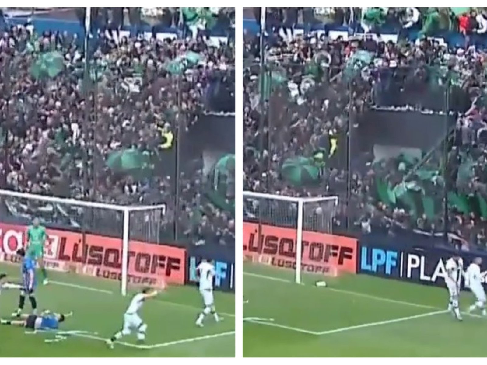 Video: la impresionante avalancha de la hinchada de Chicago en el gol a Almagro :: Olé