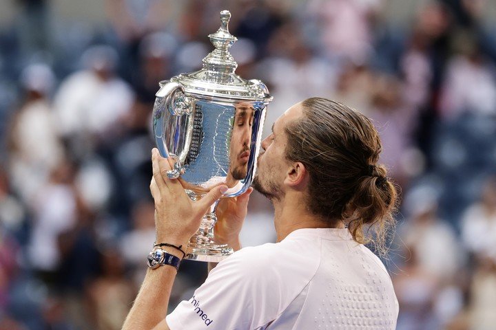 Zverevev campeón. (foto: AP)