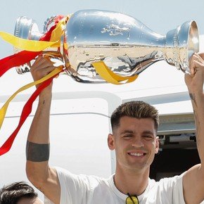 Álvaro Morata defendió a Julián: "En la vida hay que perdonar" y "es uno de los mejores jugadores del mundo"