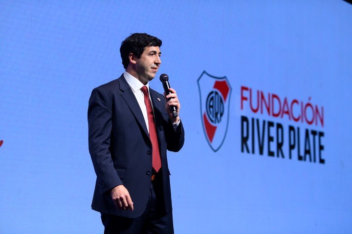 Felipe Llorente, presidente de la Fundación River. Fundación River.
