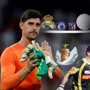 El arquero adelantado: Thibaut Courtois, del vóley y su debut inesperado a ser campeón de todo con Real Madrid