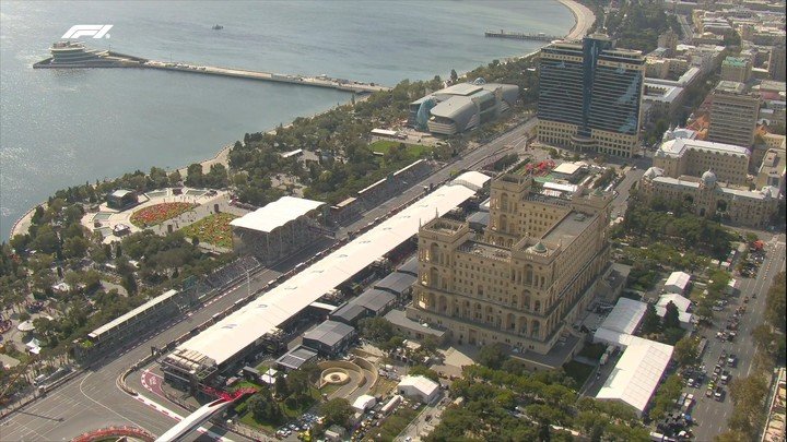 Largó la Práctica Libre 3 del GP de Azerbaiyán de la F1.