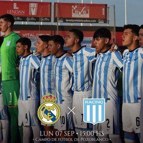Racing volverá a jugar contra el Real Madrid