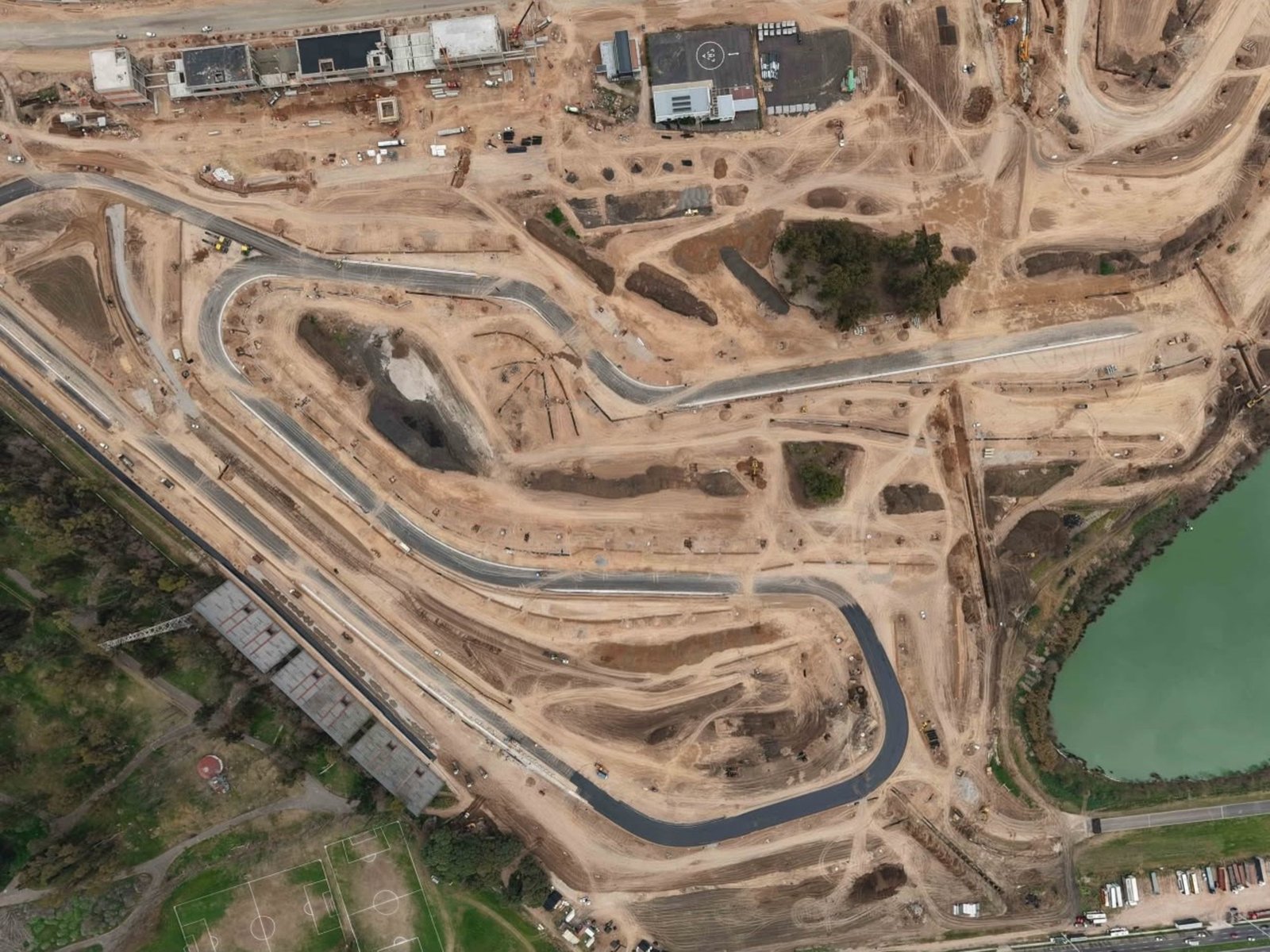 la impactante imagen desde las alturas del trazado que sueña con la F1