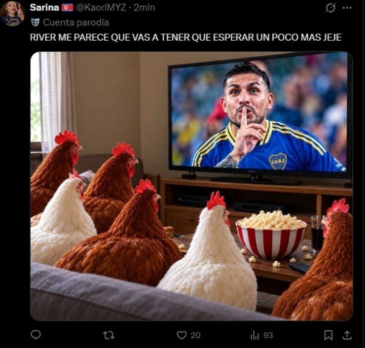 Los memes de la remontada de Boca ante Racing.
