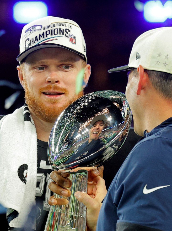 Sam Darnold, mariscal de Seattle, ganador del último Super Bowl. Foto: REUTERS / Mike Blake.