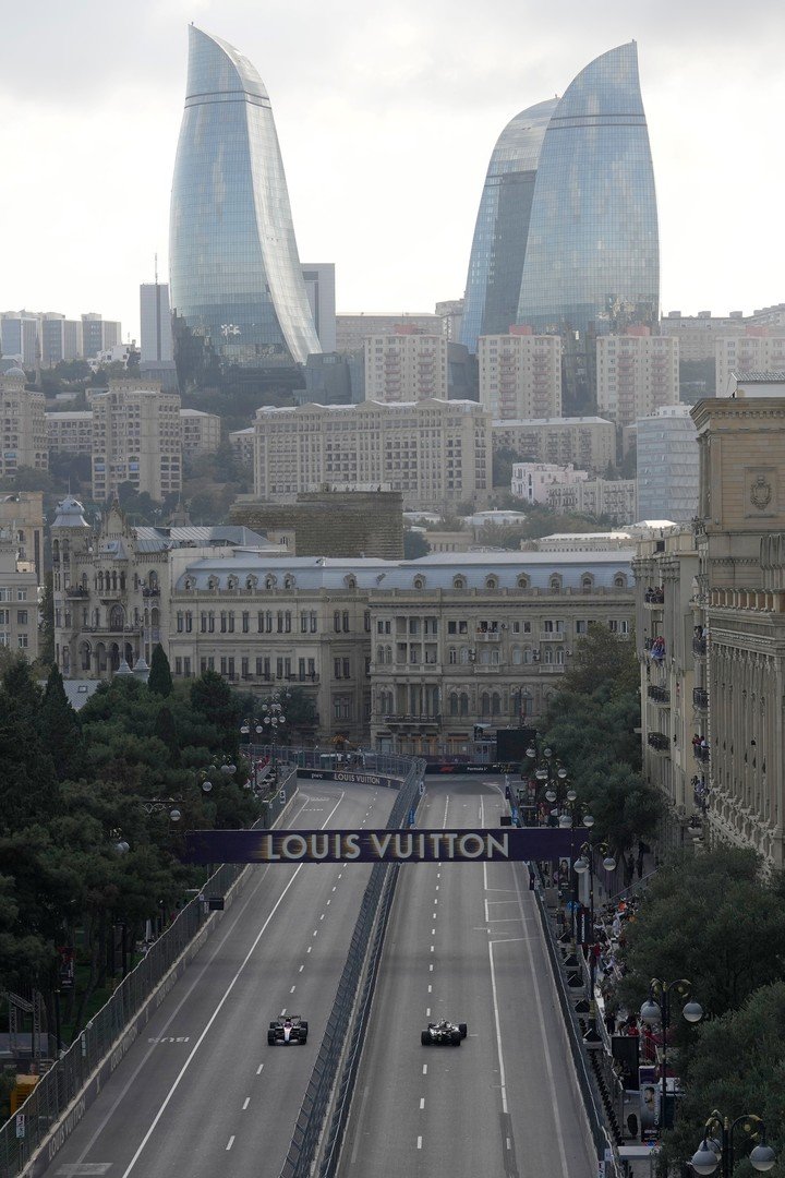 F1 en Bakú. (AP)