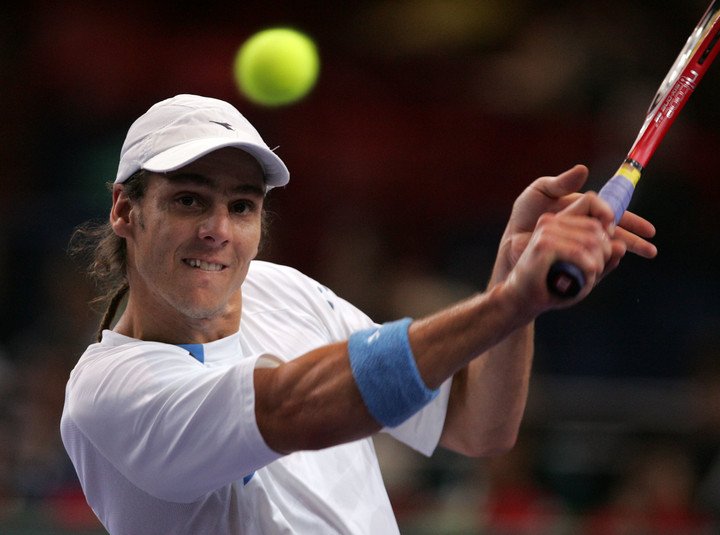 Gaudio y un slice exquisito a una mano. Foto: Reuters