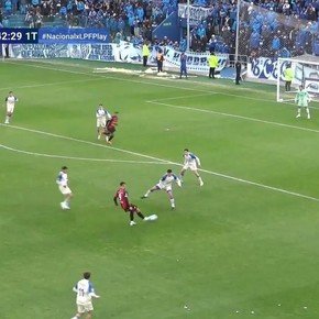 Escandaloso: el insólito offside para anular el 1-0 de Colón frente a Godoy Cruz