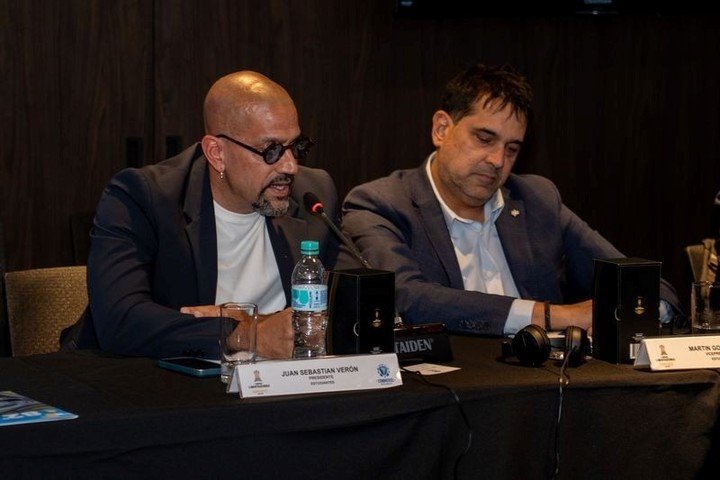 Verón habló sobre la Supercopa Internacional.