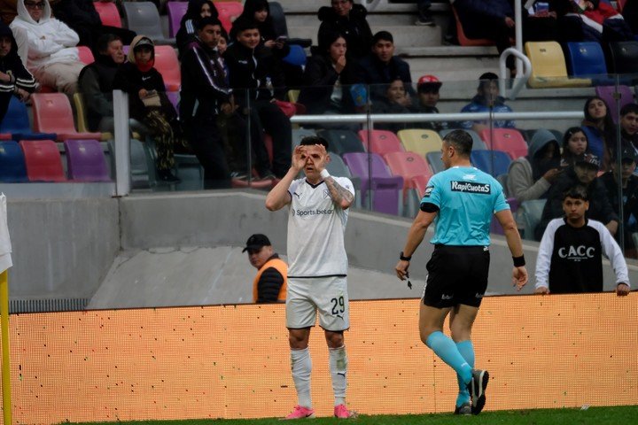 El de gol de Godoy. (Foto: prensa Independiente)