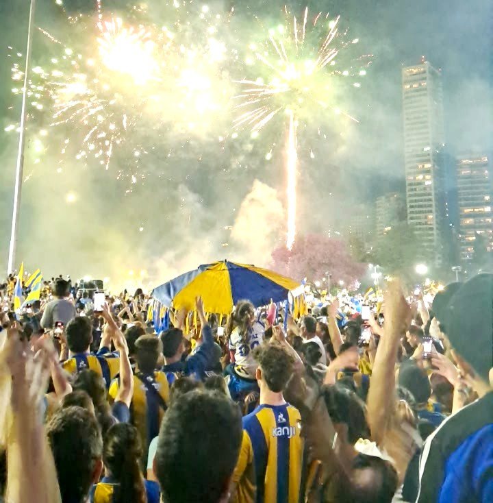 Los festejos de Rosario Central.