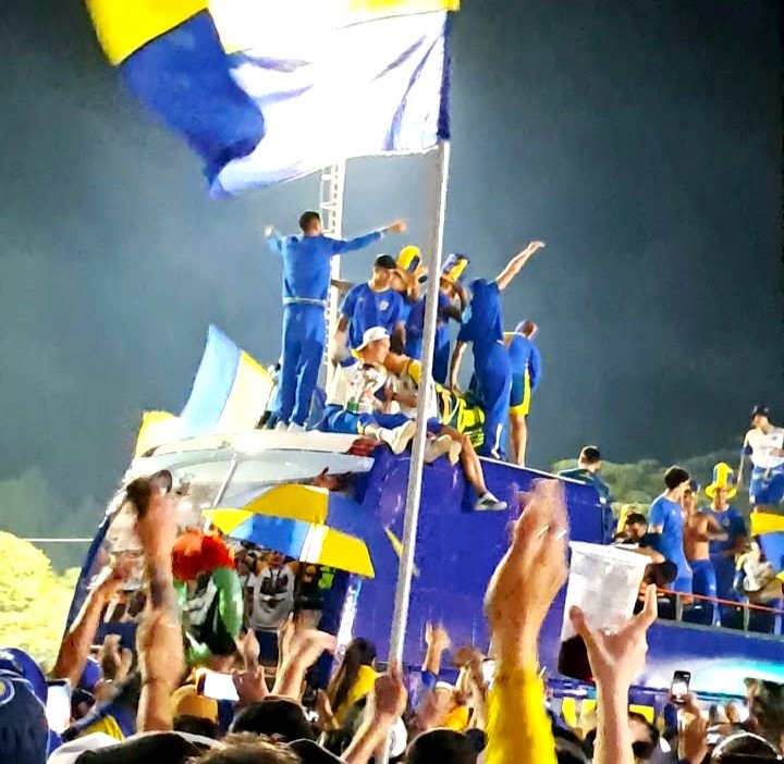 Los festejos de Rosario Central.
