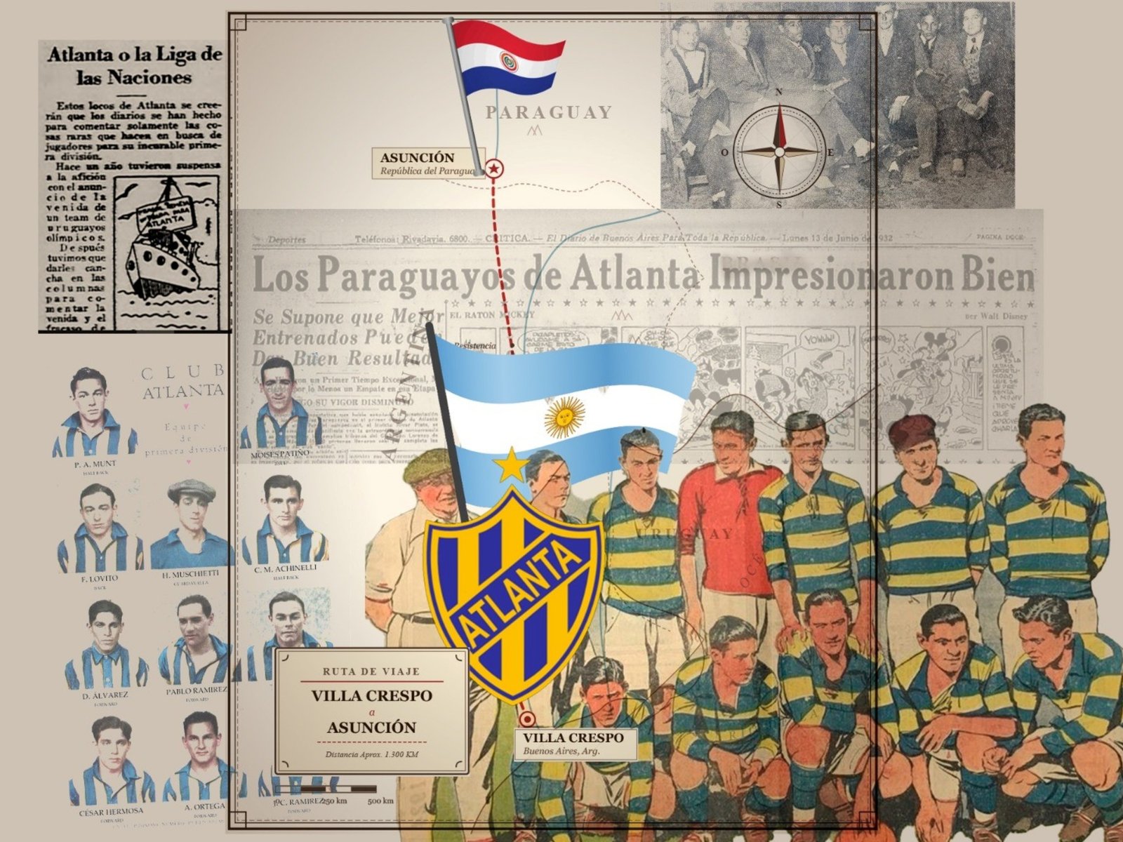 ¿Límite de extranjeros en el fútbol argentino? La historia del equipo de Primera que se reforzó con "17 paraguayos" en una sola temporada :: Olé