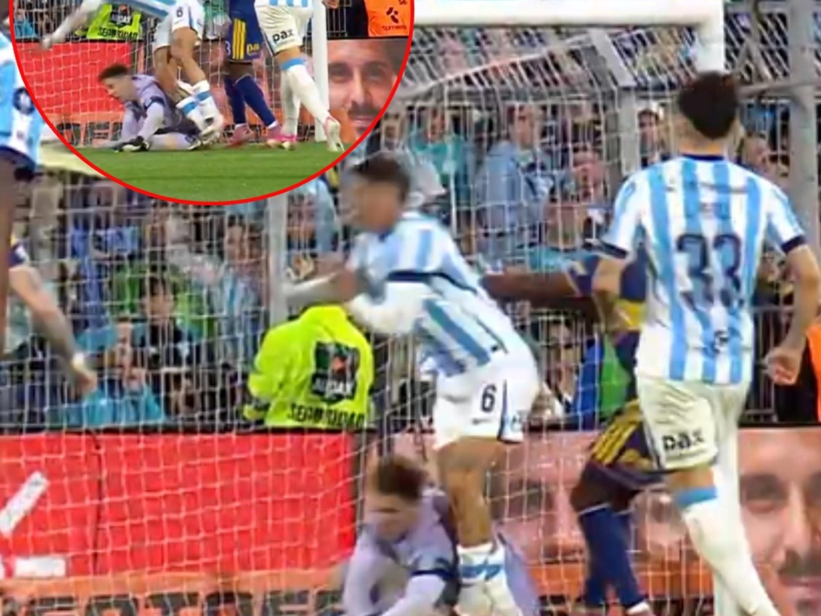 ¿Qué pasó con Marcos Rojo en el gol del empate de Boca a Racing? :: Olé