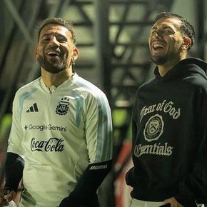 Los líderes de River y Boca: juntos y risas de Selección