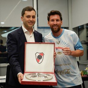 Messi, socio honorario de River: la curiosidad que hizo estallar a las redes