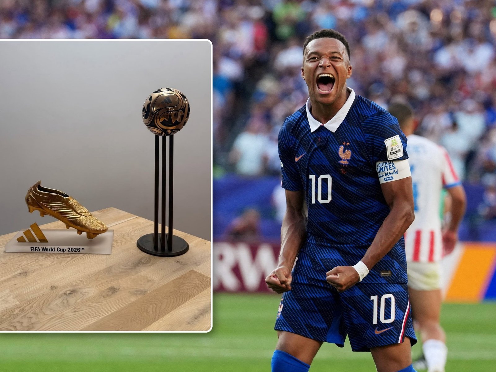 Llegaron los premios: Mbappé mostró la Bota de Oro y el Balón de Bronce que ganó en el Mundial 2026 :: Olé
