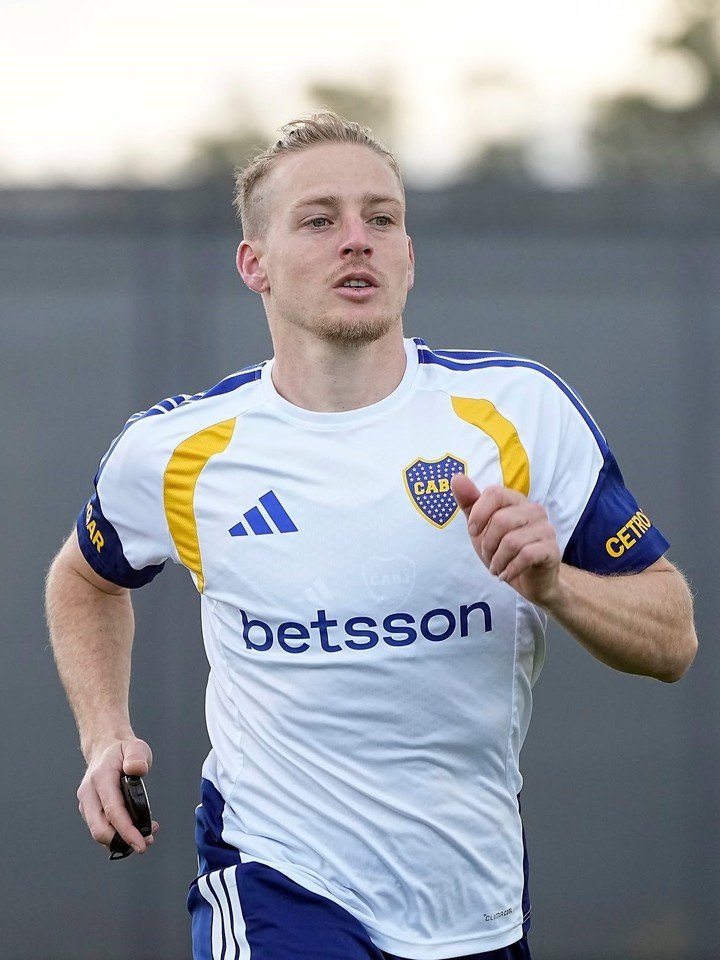Santiago Ascacibar, el volante llegador que sorprende por su faceta goleadora. (Foto: Prensa Boca)