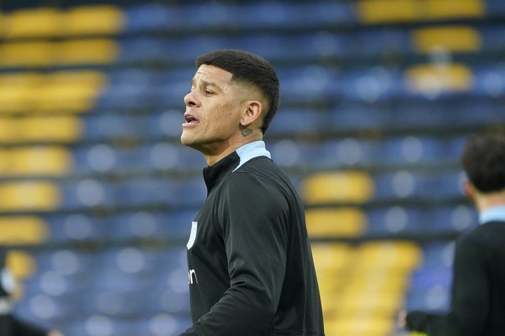 Marcos Rojo entró en conflicto con la Comisión Directiva de Racing.

Foto: Fernando de la Orden.